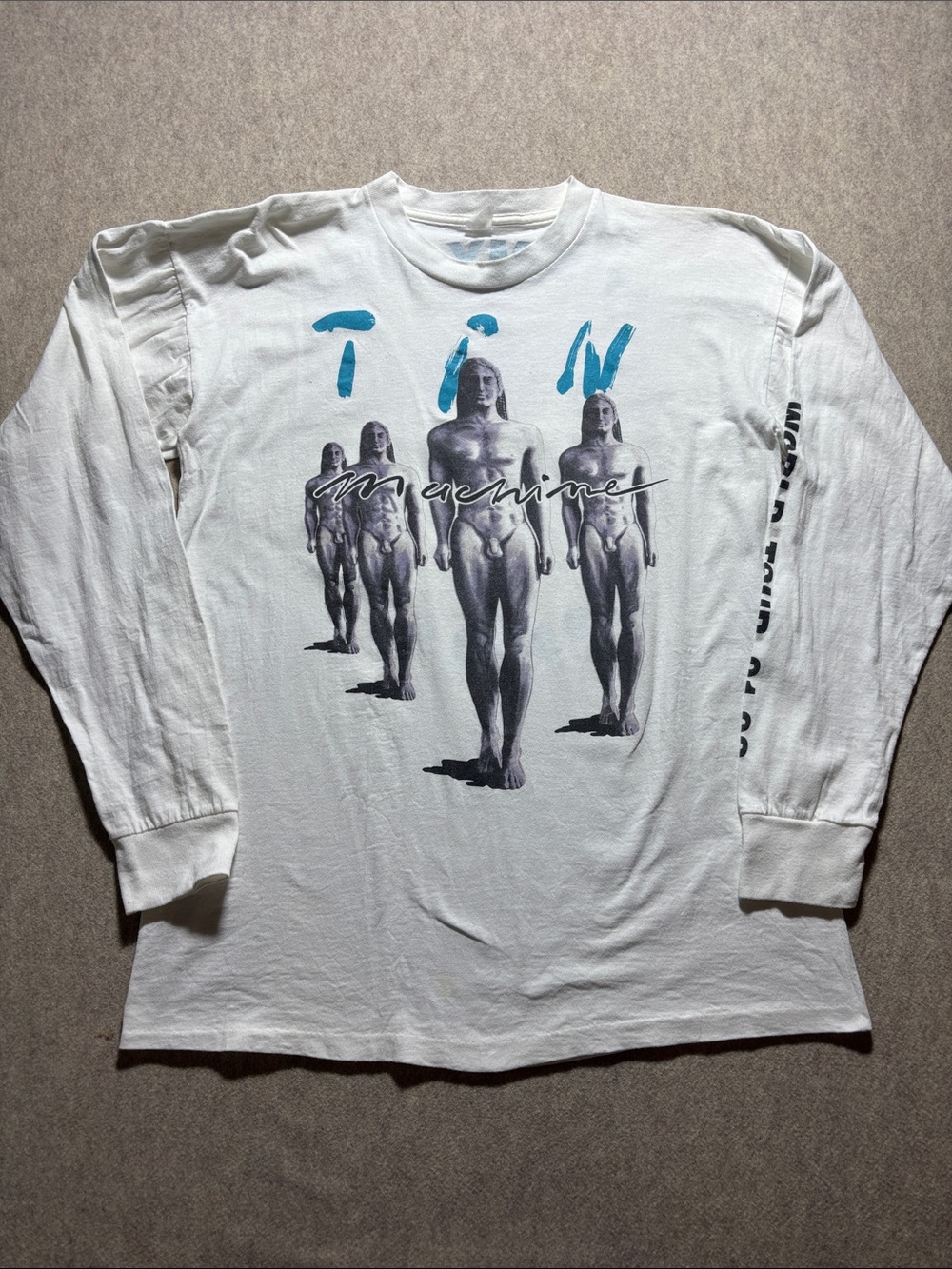 VTG  Tin Machine It's My Life Concert T Shirt 1991/92 White Large(13)